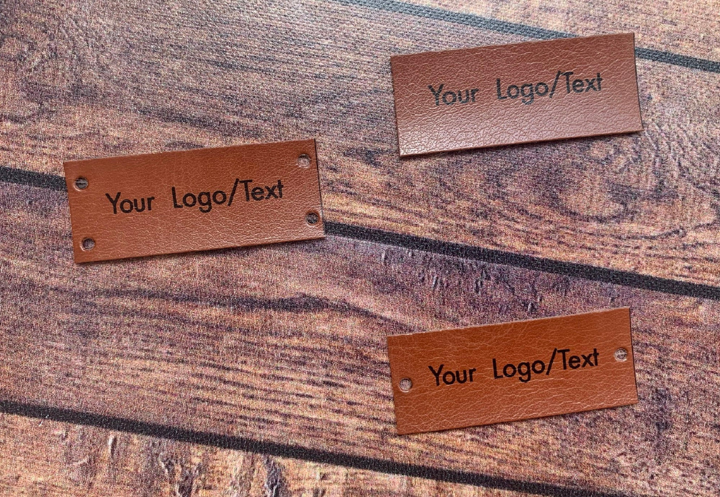 Custom Faux Leather labels - Sew on labels, Personalized labels, Custom Labels, Knitting Labels