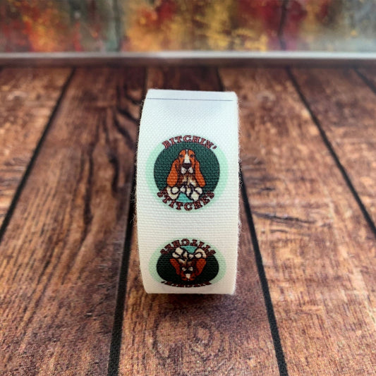 Personalized Sewing Labels for Handmade Items - Custom Tags Printed on Cotton Fabric (custom clothing labels)