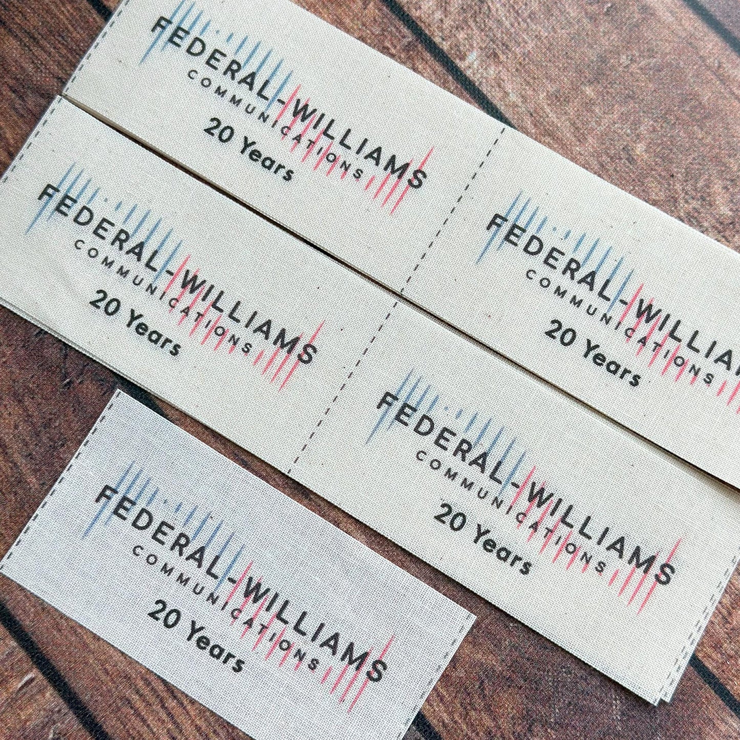 FOLD OVER cotton fabric labels, custom labels, personalized label, sew on label, crochet label, knitting label
