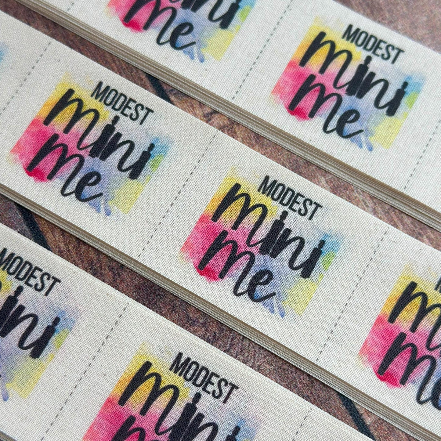 Fold Over Labels - Custom Clothing Labels for Handmade Items on Organic Cotton