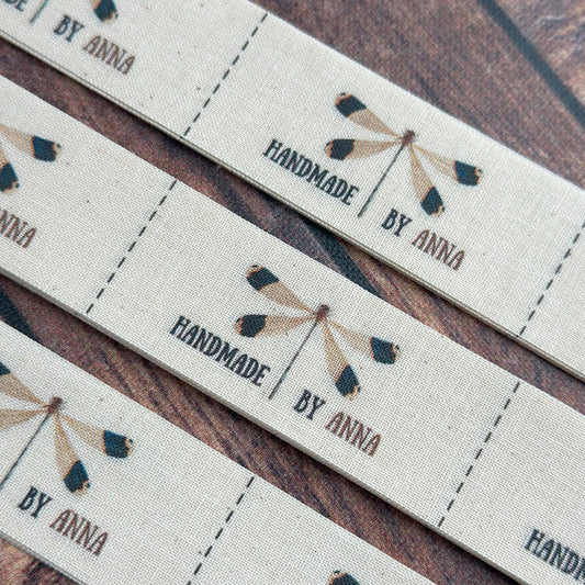 Ribbon Labels | Sewing Labels | Knitting Label | Quilt Label | Craft Label | Satin Tag Set | Personalized Ribbon Label | Custom Label