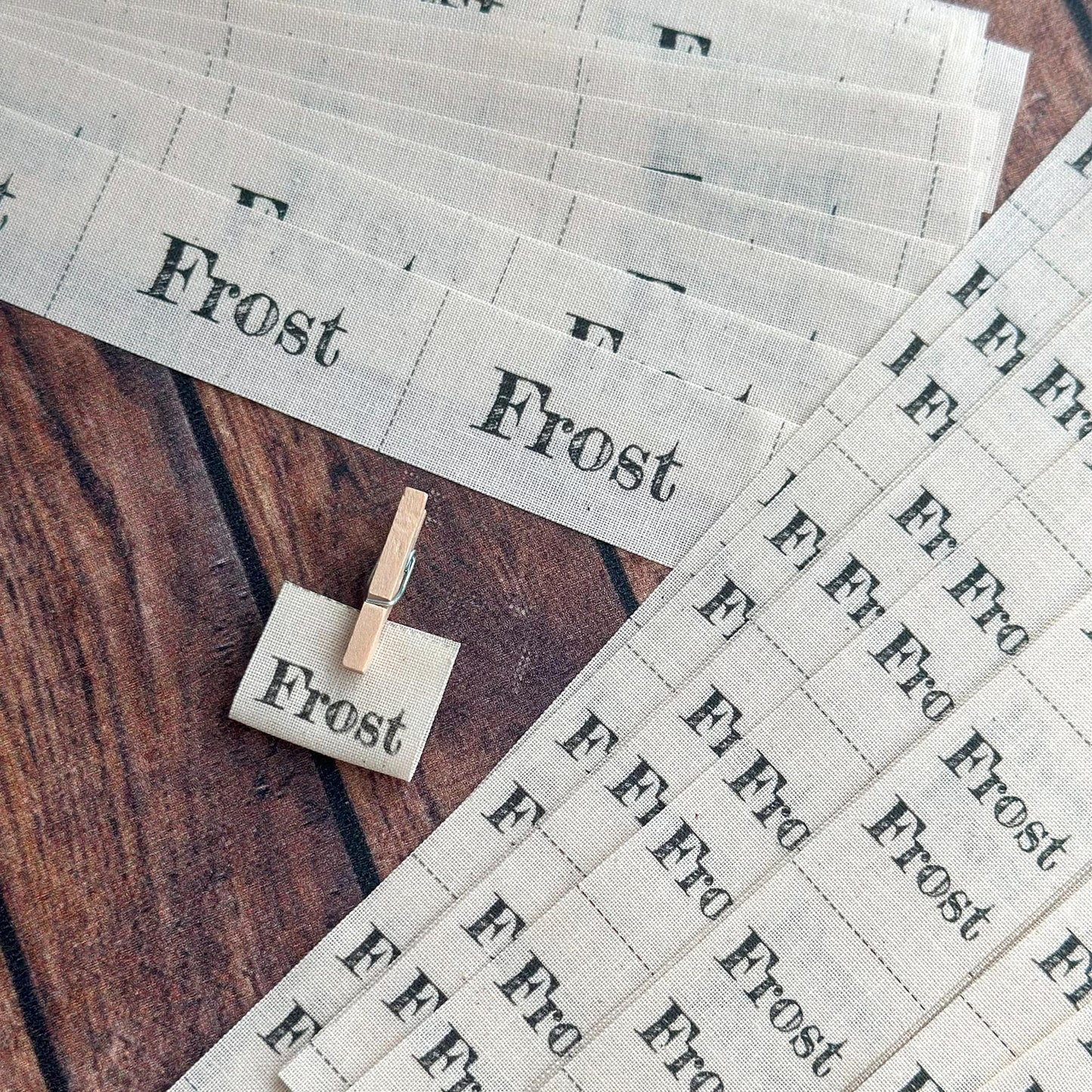 Fold Over Labels - Custom Clothing Labels for Handmade Items on Organic Cotton